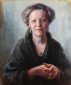 Portrait painting of Karin