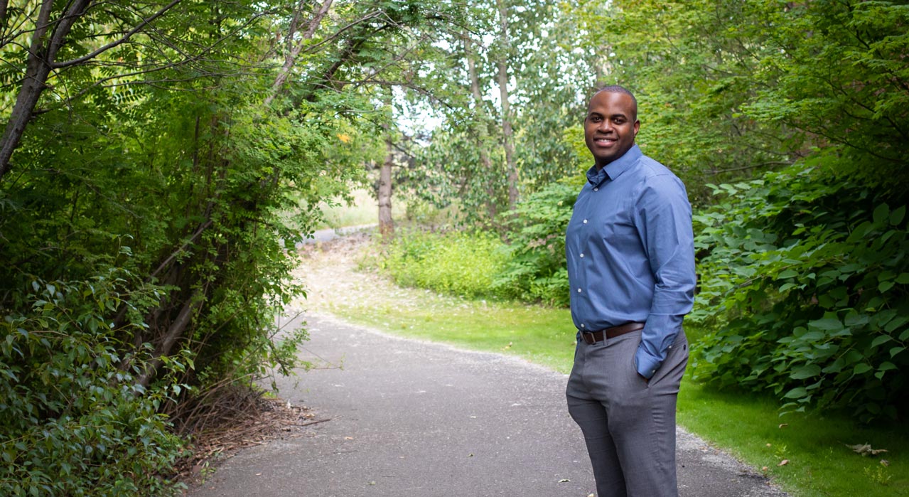 Outdoor photo portrait of Ekow Nottinson Nyaaku