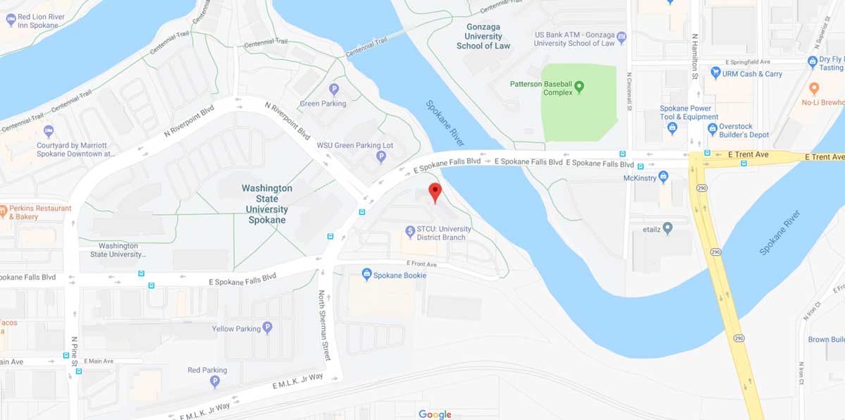 See Whitworth's downtown campus location on Google maps.
