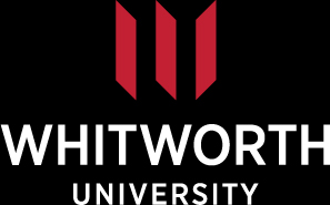 Vertical Whitworth logo, red 