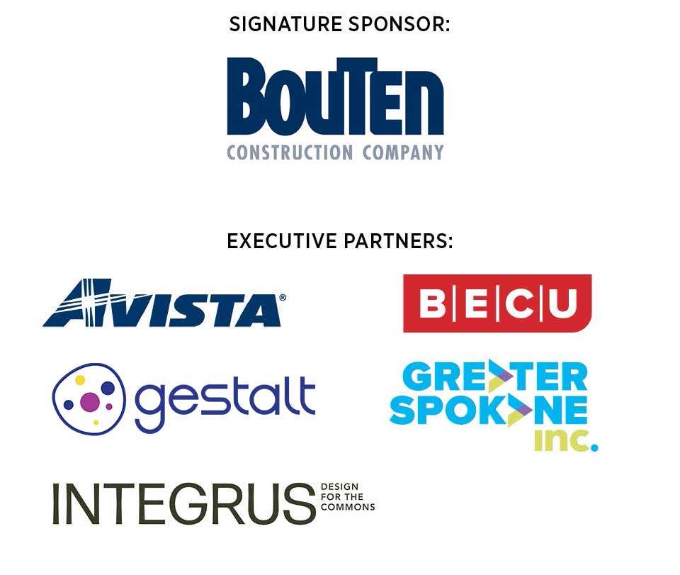 Bouten construction complant, Gestalt, Avista, BECU, Greater Spokane Inc., Integers Design for the commons