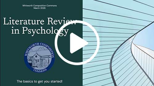 Literature review in psychology
